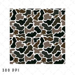 Patrón de camuflaje antiguo sin costuras PNG, patrones de caza de patos con camuflaje PNG, sublimación de caza, camuflaje, caza, descarga digital