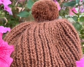 berretta monocroma in fibra di alpaca