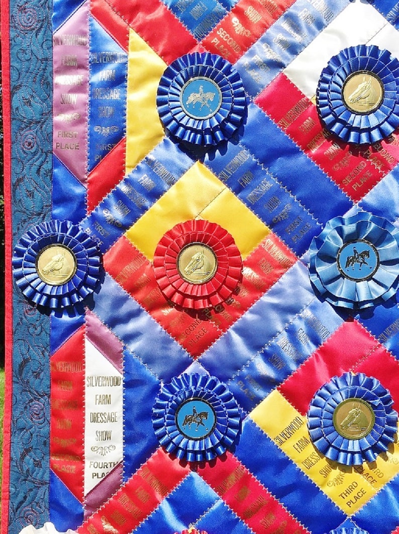 Handmade Award Ribbon Quilt Etsy