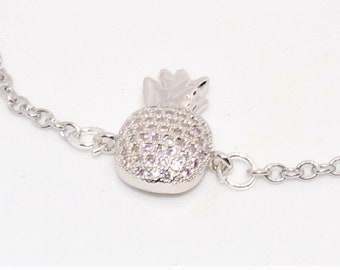 Bracelet "Pineapple" in Strass - New