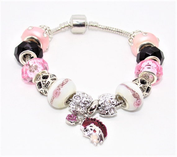 DIY Jewelry Accessory: 925 Sterling Silver Pink Dangle Godmother Charm  Pendants With Magnolia Flower Heart, Infinity Love Mom Beads For Pandora  Bracelets From Brandhouses, $6.16 | DHgate.Com