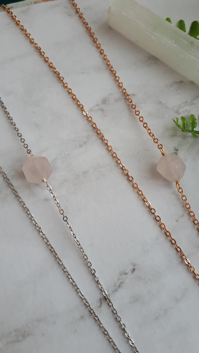 rose quartz geometric necklace,U shaped pendant,brass,arch drop,acrylic tortoise shell,pink gemstone,crystal statement necklace,modern,boho