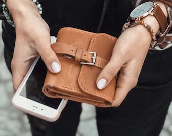 Cartera pequeña para mujer Cartera personalizada para mujer Mini cartera