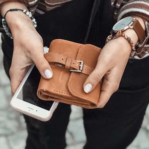 Cartera pequeña para mujer Cartera personalizada para mujer Mini cartera