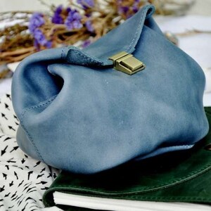 Makeup bag leather Makeup bag organizer Small makeup bag Monogram makeup bag