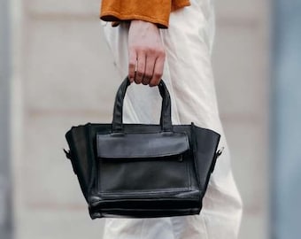 Leather Crossbody Bag Mini Bag Cross Body Bag Leather Purse Woman Handbag Minimalist Bag