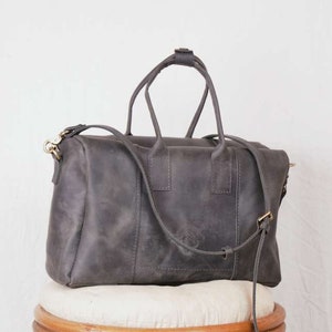 Herren-Ledertasche, Leder-Umhängetasche, Reisetasche