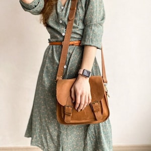 Sac à main crossbody monogrammé Sac cartable Sac messager Sac à bandoulière Sac bandoulière Sac à main femme Sac à main Sac en cuir personnalisé