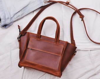 Leather Crossbody Bag Mini Bag Cross Body Bag Leather Purse Woman Handbag Minimalist Bag