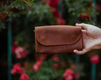Cartera de cuero para hombre