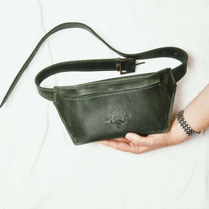 Leather fanny pack men Custom fanny pack Leather belt bag Fanny pack for women
