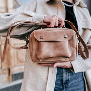 Genuine Leather crossbody Bag for Women