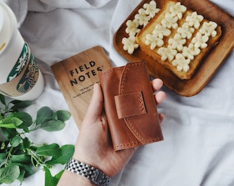 Personalized Leather Key Case | Leather Key Wallet | Custom Key Organizer Holder