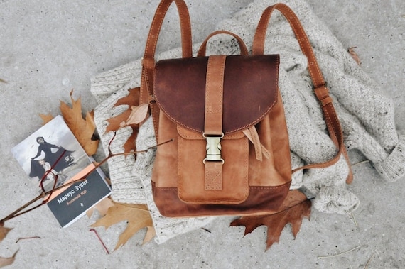Leather Backpack Purse Cute Mini Backpack Camera Backpack 