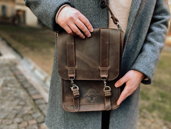 Maxx New York Genuine Leather Satchel Handbag Purse Brown with Dust Bag |  eBay