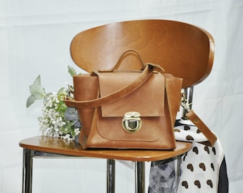 Women's small handbag Leather cross body bag Crossbody bags for women