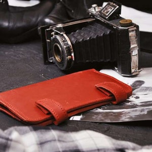 Cartera de piel para mujer Cartera unisex