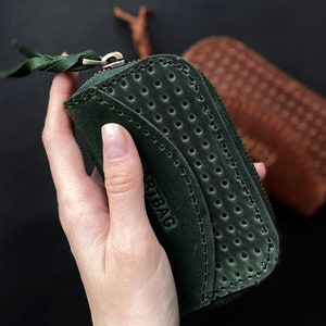 Astuccio per chiavi in pelle Organizer per chiavi Portachiavi