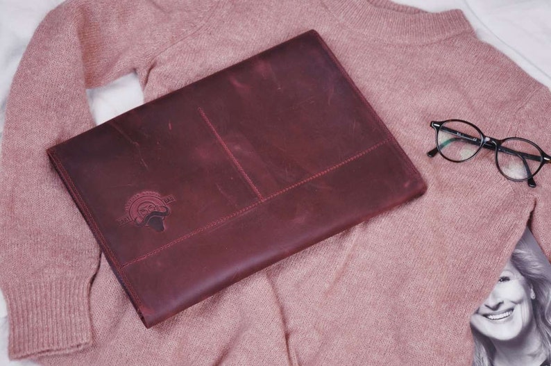 Leather Document Holder Folder Case Office Paper Case Etsy