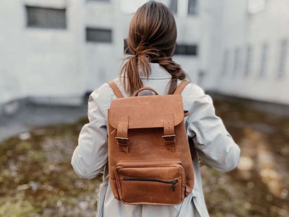 Vintage Womens Mini Genuine Leather Backpack Bag Purse Backpacks for W –  igemstonejewelry