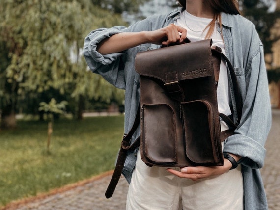 ZINT genuine Leather India Shantiniketan Elephant Print Backpack Bag – Zint  Leather Goods