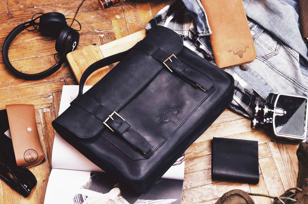 Black Tote Backpack by Horsemanship Club – Brown Leather Trim, Adjustable Straps Horse stuff mail days ✨? — I main image 2