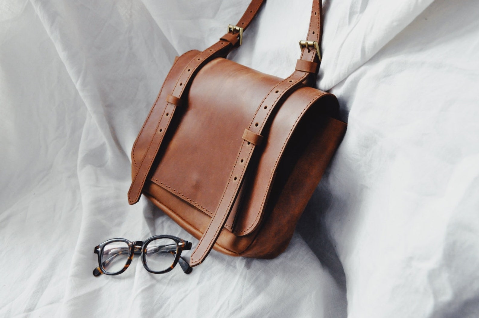 Leather Satchel Purse in Wild West Color Satchel Bag Etsy UK