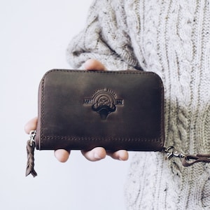 Cartera de mano Cartera de cuero para hombre Cartera personalizada para hombre Cartera para teléfono