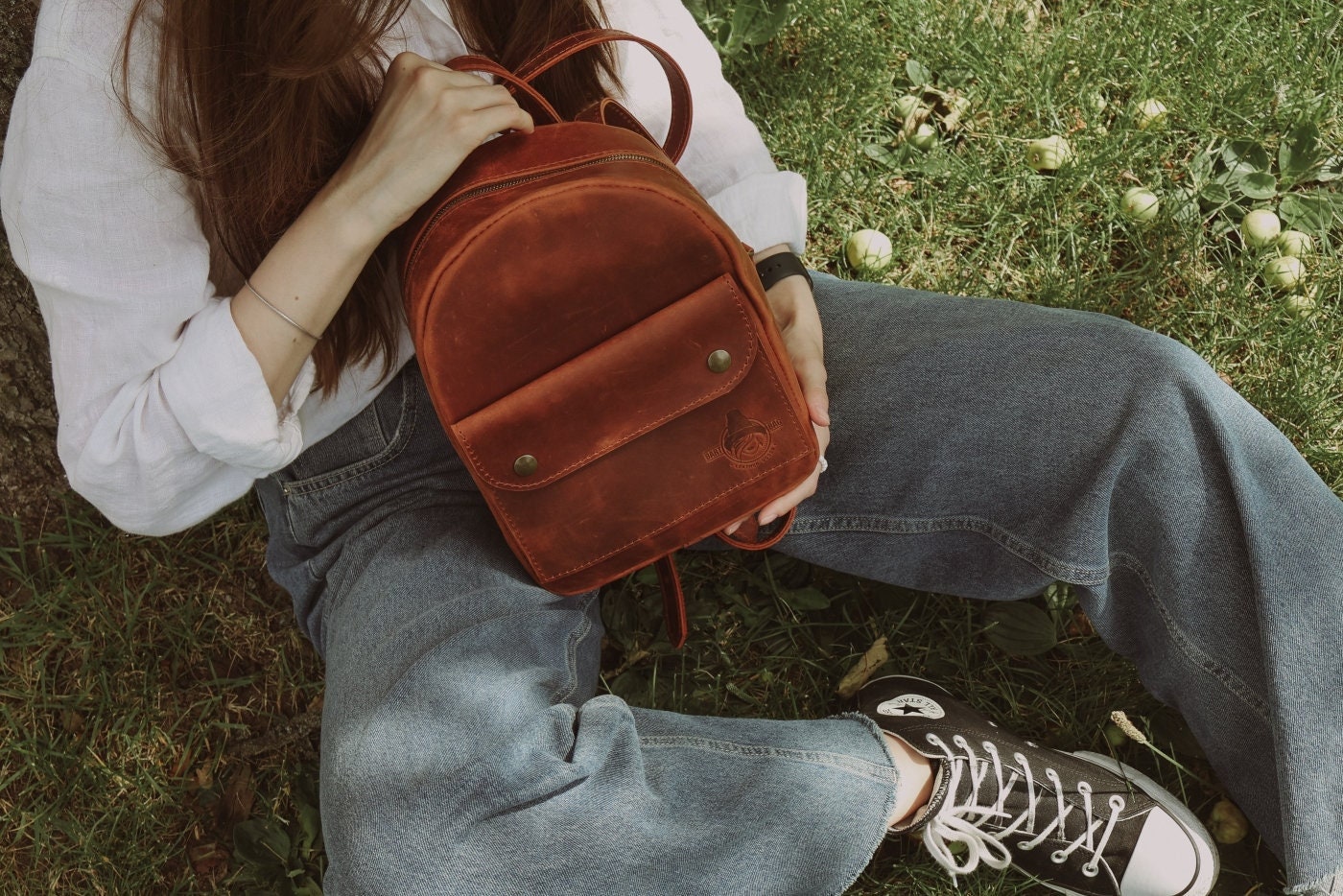 Mini Leather Backpack Purse for Women – Vintage Small Backpack