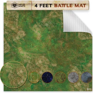 Wargaming Battle Mat, 48"x72" - Terrain for Warhammer 40K, Dungeons and Dragons, Tabletop RPG, Miniatures & Strategy Games image 3