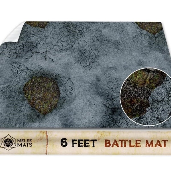 Battle Game Mat for DND - [48" x 72"] Wargaming Tabletop Map - Gaming Board for Warhammer 40k, Dungeons and Dragons, Wargame RPG - Vinyl