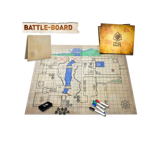 The Original Battle Grid Game Board 23x27 Dungeons and Etsy