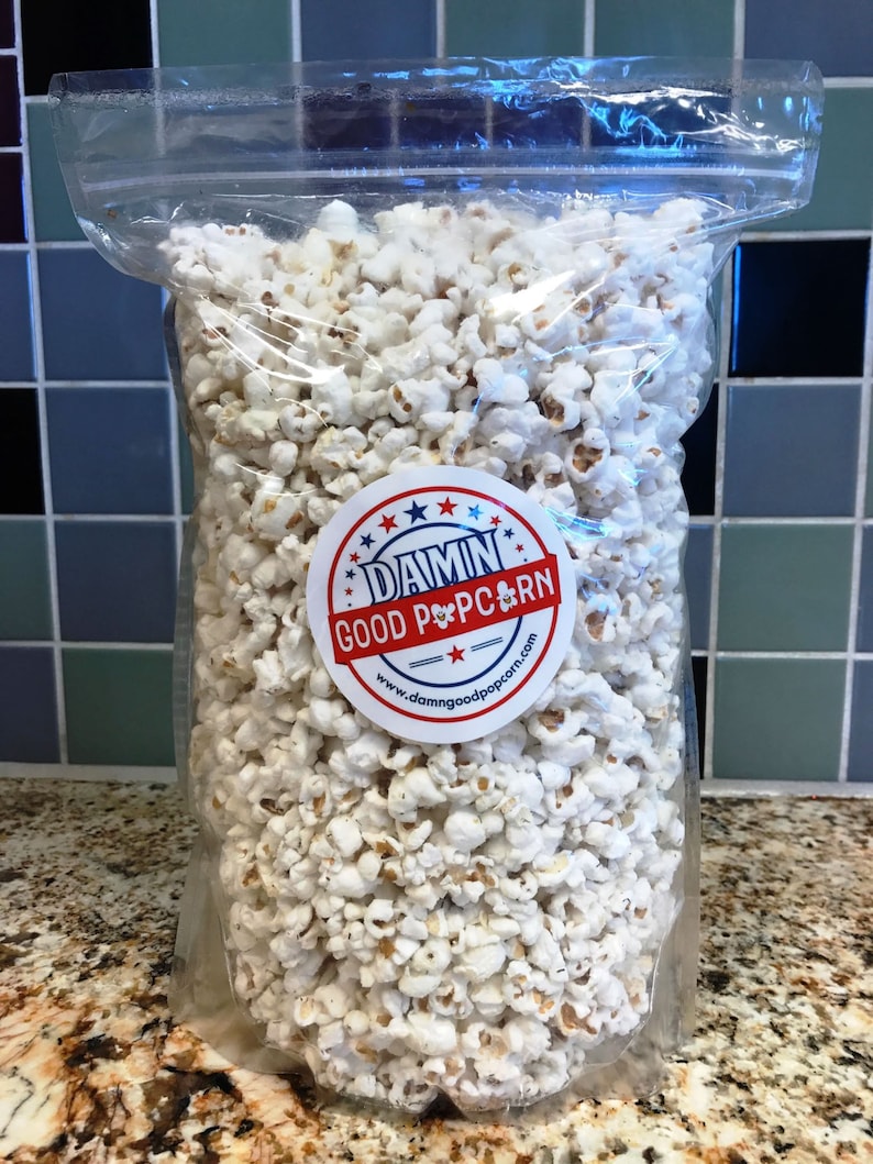 Salt and Vinegar Flavored Gourmet Popcorn 7 oz Bag | Etsy