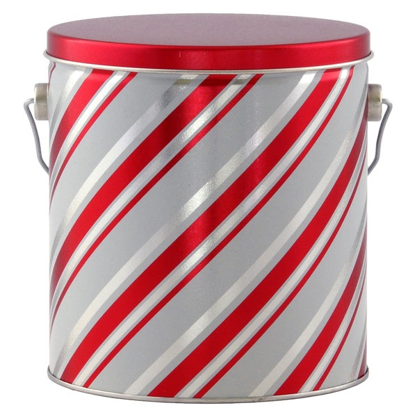 Weihnachten Popcorn Dose Candy Stripes 1 Gallone Secret Santa Secret Schwester Geschenk Wählen Sie Ihren Geschmack