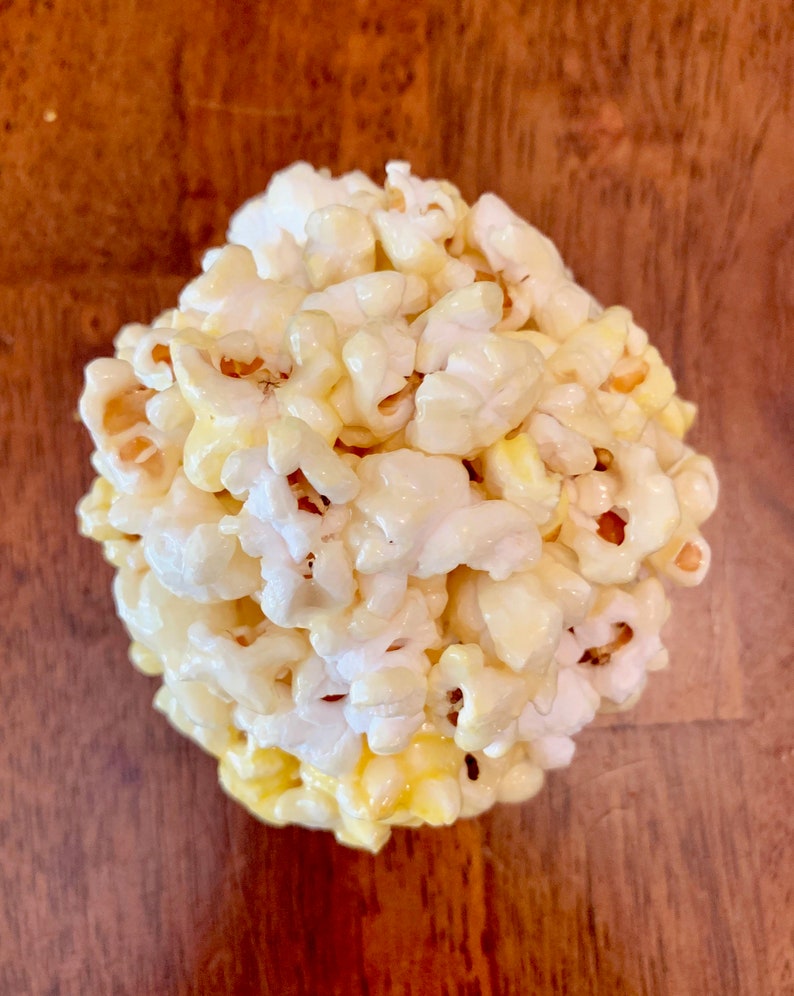 12 Marshmallow Popcorn Balls Soft Popcorn Balls Etsy