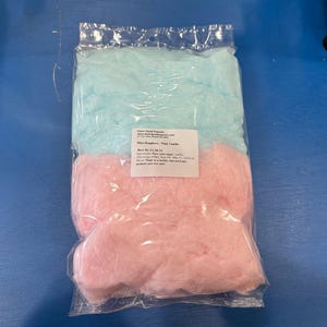 Freshly Made Cotton Candy: Double Bag, Pick Your Flavor