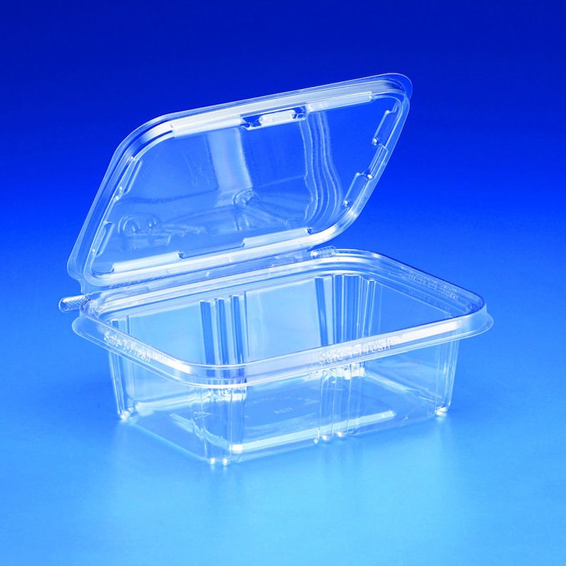 12 Clamshell Plastic Food Containers 16 oz Etsy