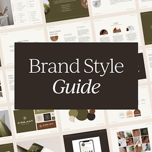 Brand Style Guidelines Canva Template: 35-Page Brand Manual