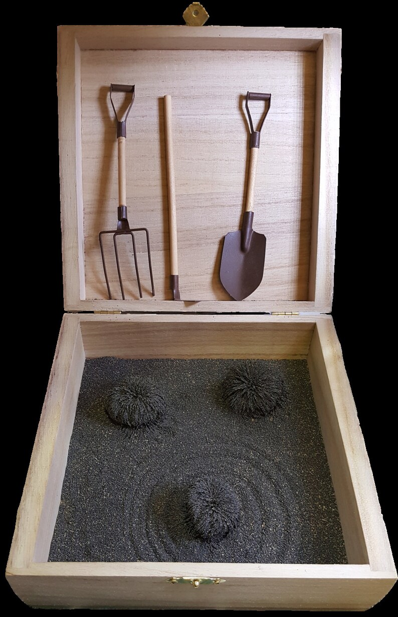 Unique Magnetic Zen Garden Zen Box Tabletop/Desktop Zen | Etsy