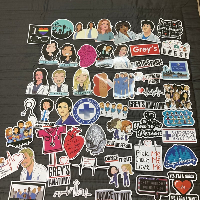 Greys Anatomy Stickers - Etsy