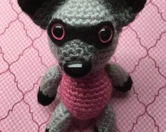 Crochet Raccoon // crochet animal toy // amigurumi raccoon // handmade raccoon // stuffed raccoon // stuffed woodland creature