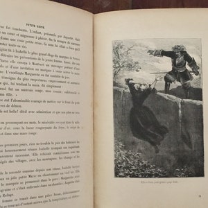 Beautiful antique illustrated book in French &quot;Petite Reine&quot; by M Chambon, edition Emile Gaillard Paris, around 1900