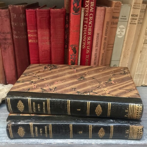 Rare 1832 first edition book in French "Mémoires de mes Créanciers : Moeurs Parisiennes" by Maxime James, Edition Dufey et Vezard, 2 volumes