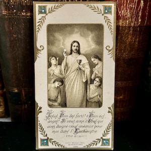 Imagen piadosa rara de Francia de Bouasse Lebel, Oración de San Alfonso María de Ligorio