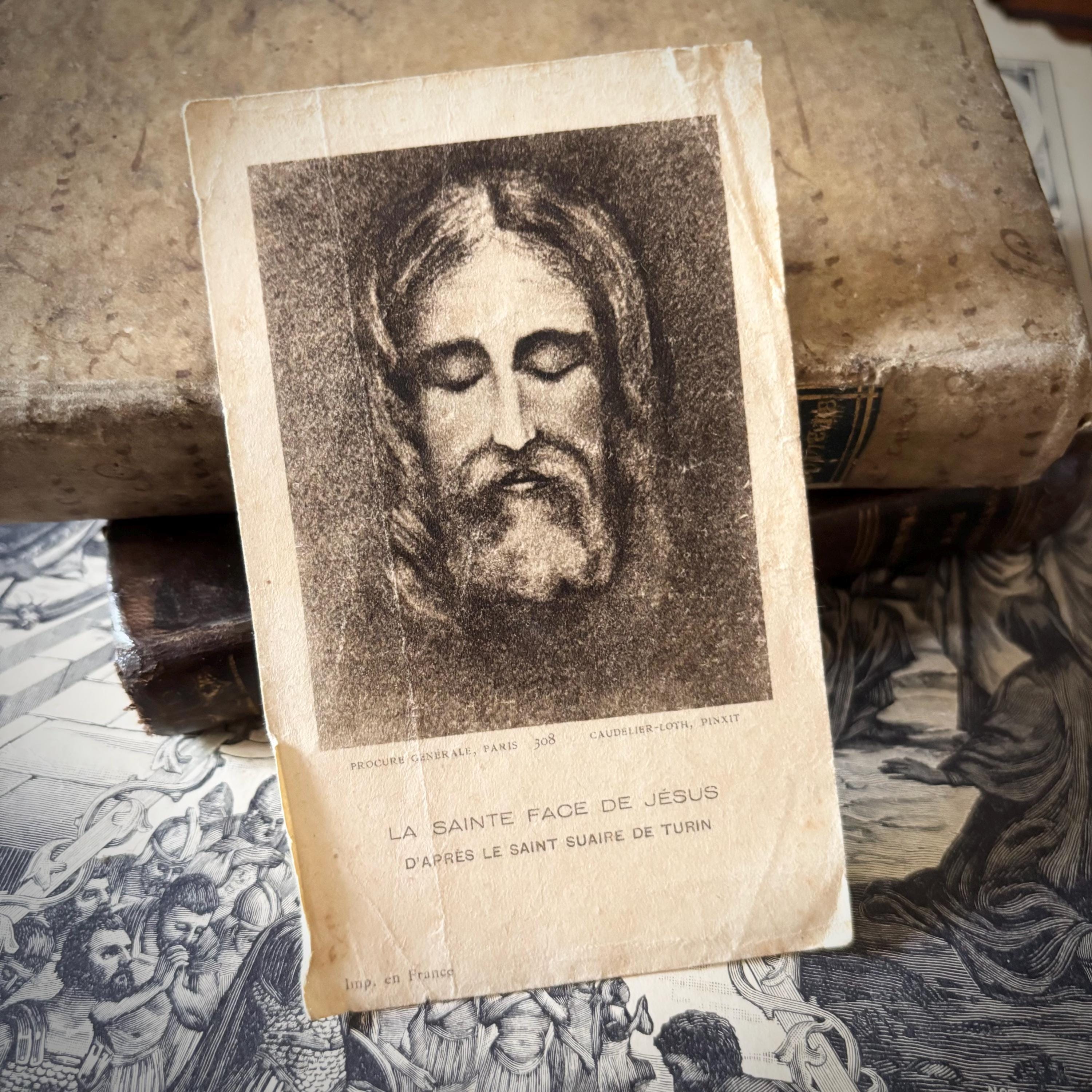 Shroud of Turin Holy Card - Etsy