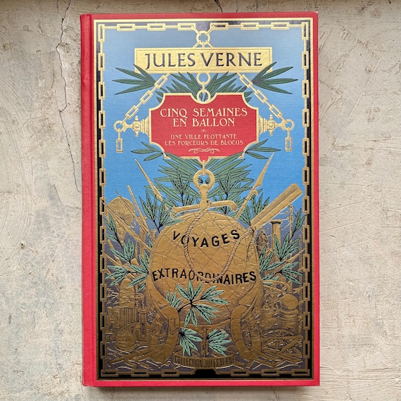 ジュールヴェルヌ初版本 気球に乗って五週間 Amazon.co.jp: 気球