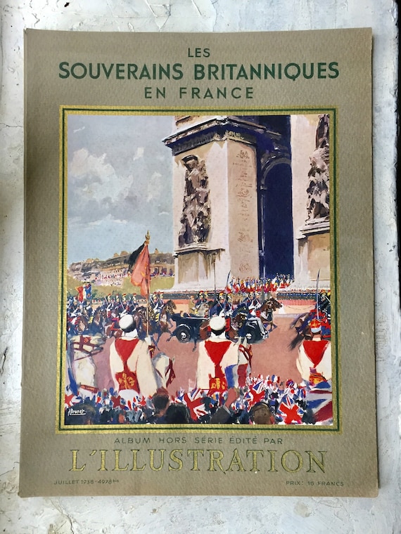 Rare Antique 1938 Magazine in French, 