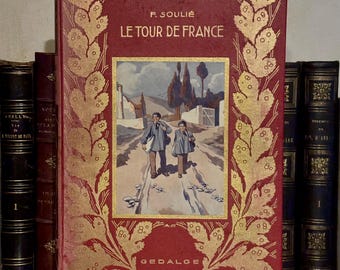 Antique Illustrated Children's Book in French 