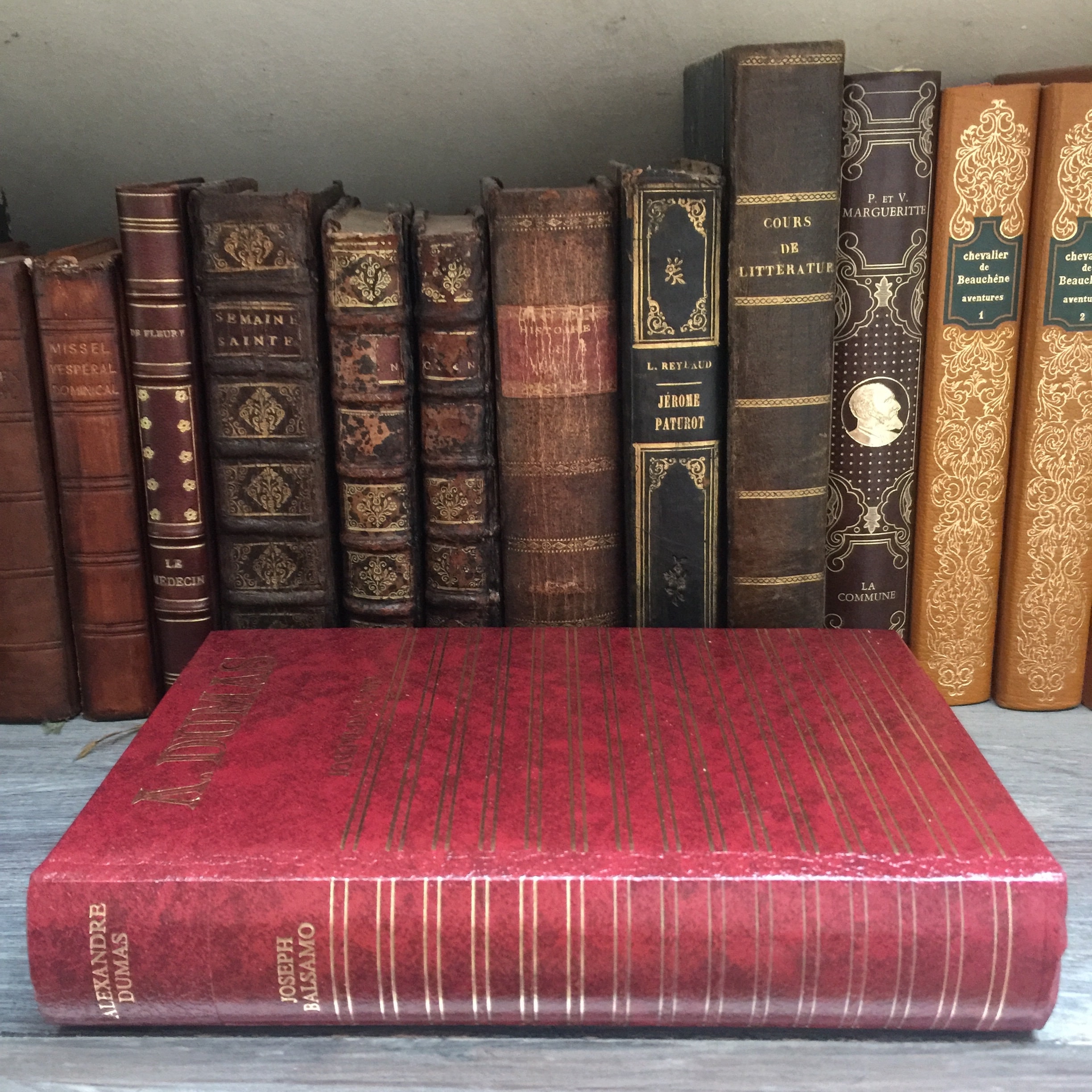 Vintage Book in French by Alexandre Dumas 