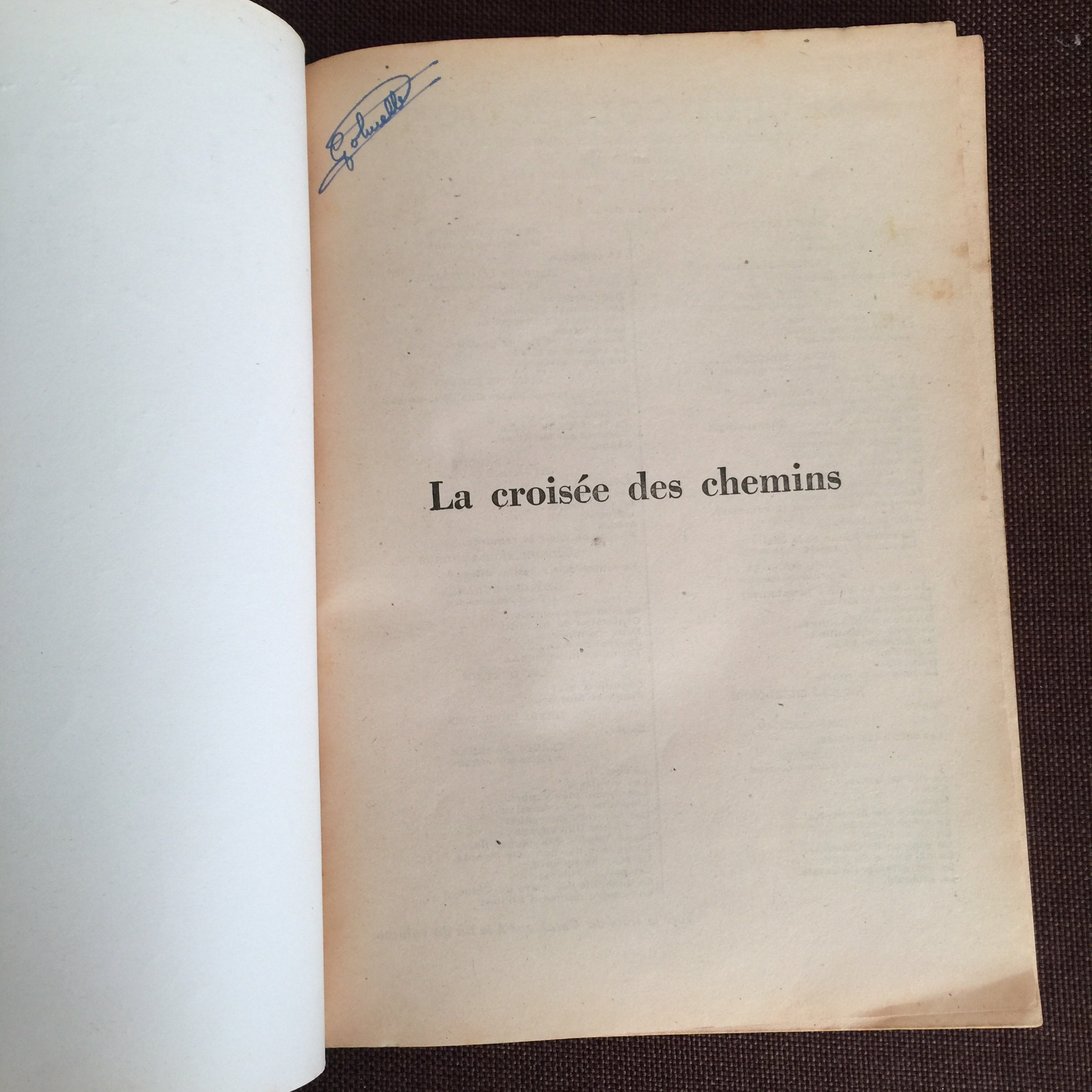 Antique Novel in French 